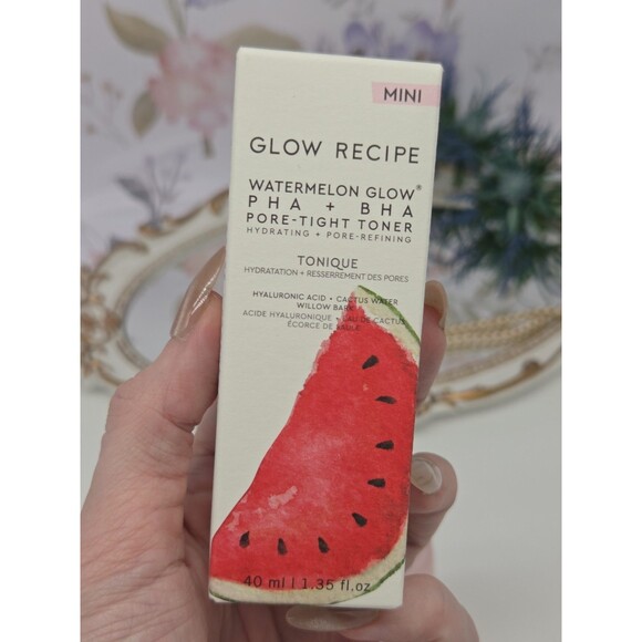Glow Recipe Watermelon Glow PHA + BHA Pore Tight Toner 1.35 fl oz NEW - Picture 3 of 8